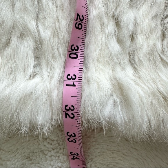 NEW!!! Josie Natori women rabbit fur One Size Retail 850$! - Picture 9 of 9